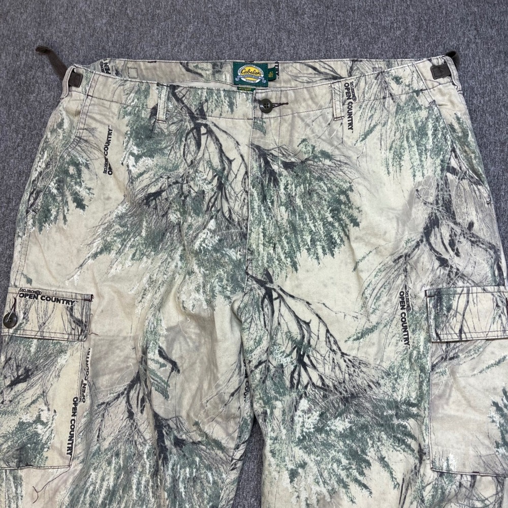 Cabela's Pants‎ Mens 42X30 Camo Seclusion 3D Open Country Cargo Hunting Outdoor